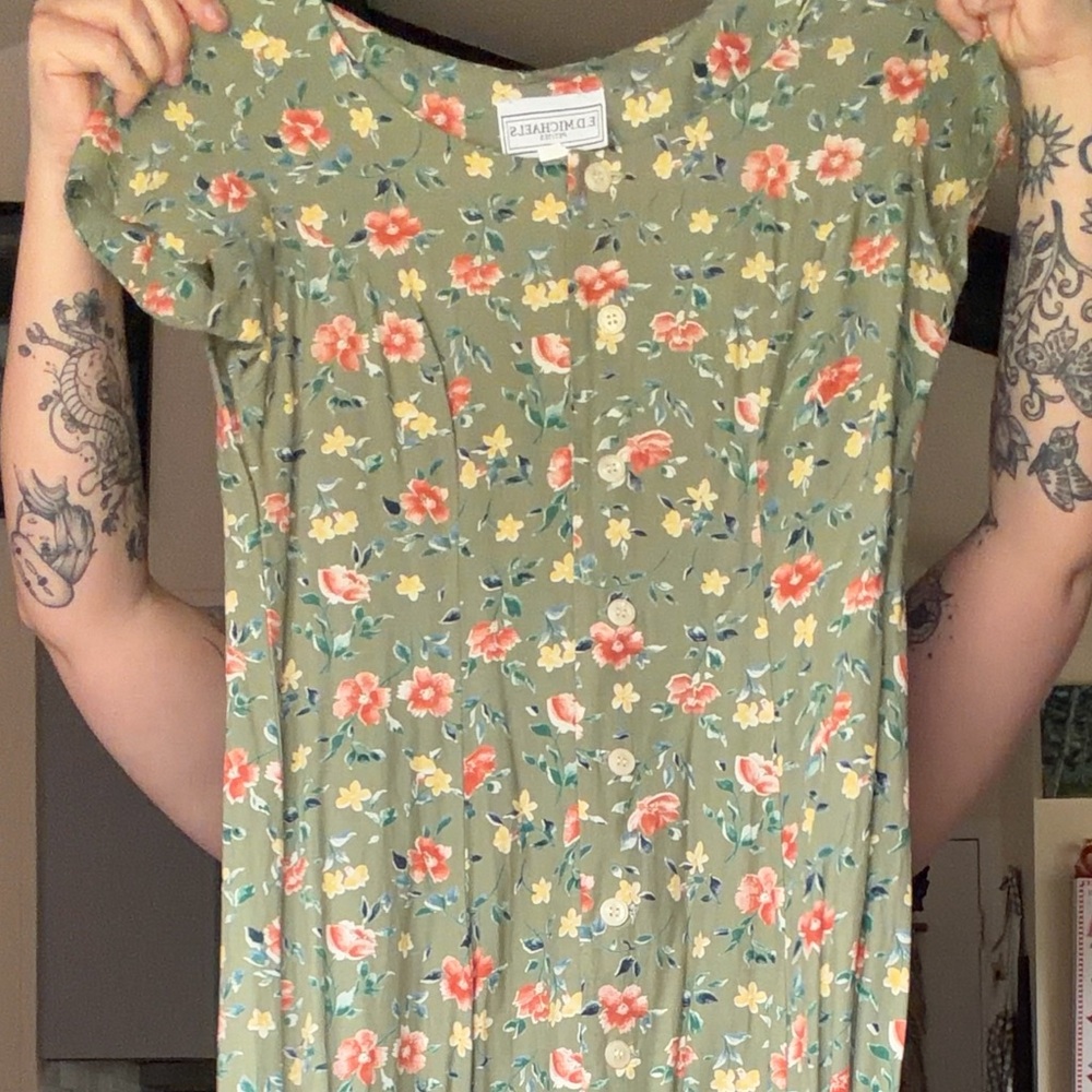 Vintage Floral Whimsical Dress